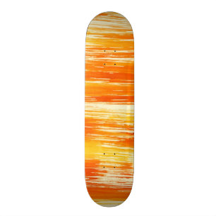 Skateboard Arrière - plan jaune abstrait d'aquarelle