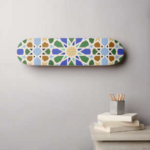 Skateboard Arrière - plan Motif islamique
