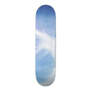 Skateboard Arrière - plan peint à la main 4 d'aquarelle