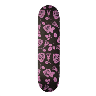 Skateboard Arrière - plan rose floral