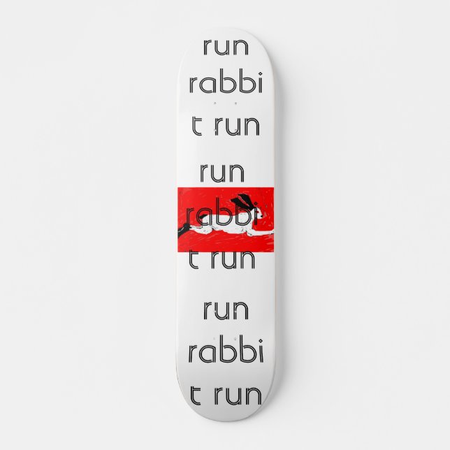 Skateboard art 025, course courue de lapin, r couru de (Devant)