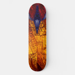 Skateboard Art Abstrait 66 Platins à roulettes