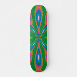Skateboard Art abstrait de jardin funky