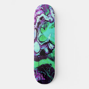 Skateboard Art Alien Laser Eyes de Travis L Lagasse Flowstone