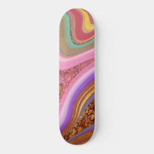 Skateboard art de couleur vibratoire