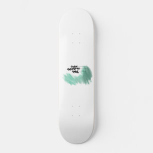 Skateboard art de l'arbre vert scandinave simple moderne ment