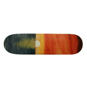 Skateboard Art de planche à roulettes de côte ouest de