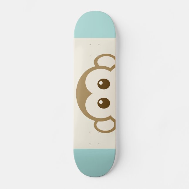 Skateboard Art de vecteur de visage de singe (Recto)