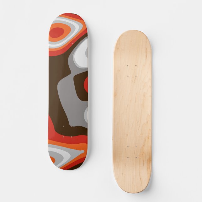 Skateboard Art déco (Recto)