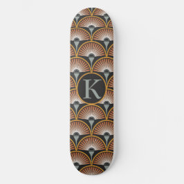 Skateboard Art Déco Jazz Age Sunset Jukebox