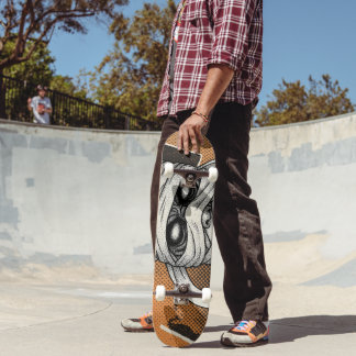 Skateboard Art d'horreur de momie enveloppée