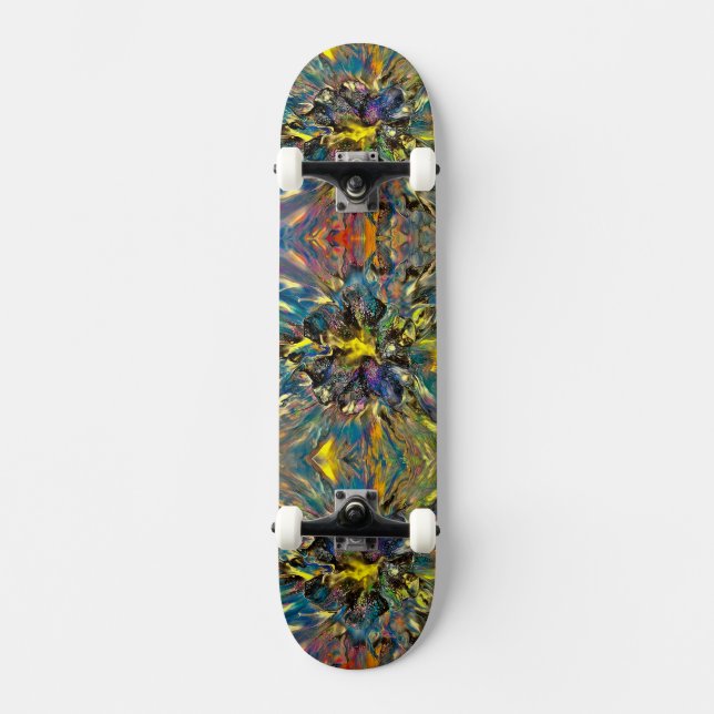 Skateboard Art fluide / Peinture (Recto)