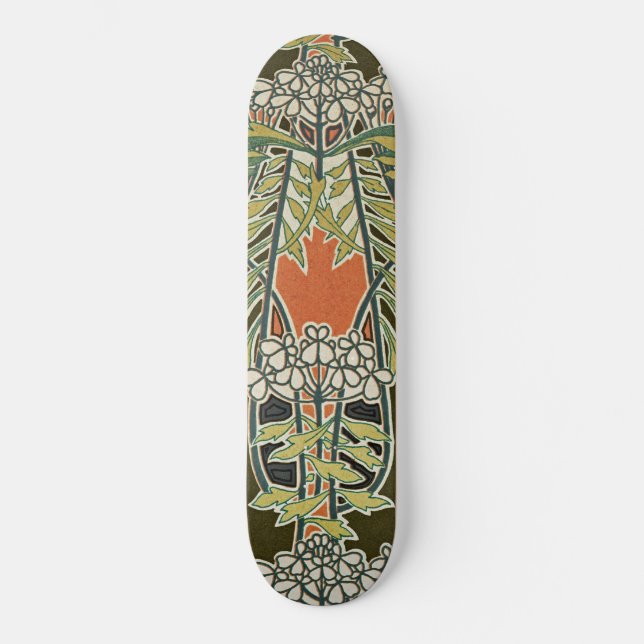 Skateboard Art Nouveau Design #3 @ VictoriaShaylee (Recto)
