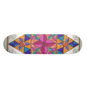 Skateboard Art Sk8Board de la géométrie de Sk8er