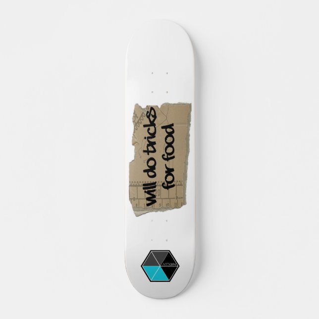 Skateboard ArtCore Skateboards/Theme Tricks For Food (Devant)