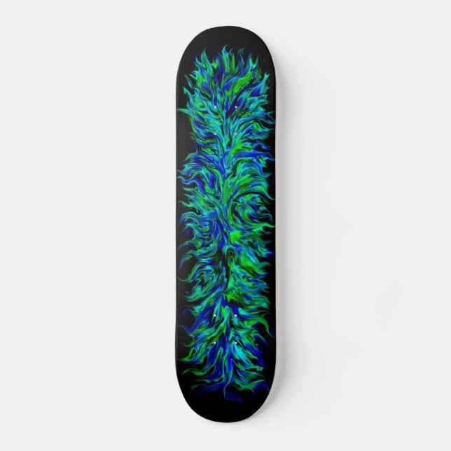 Skateboard Artdeco en style Regenbogen (Recto)