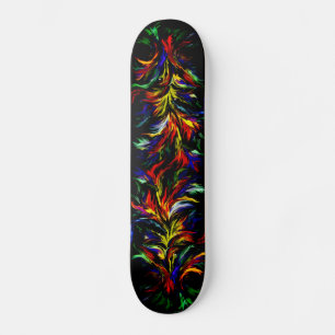 Skateboard Artdeco en style Regenbogen
