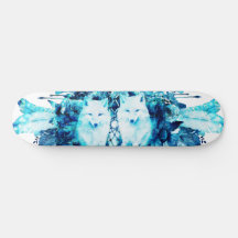 Artic Fox Dreamcatcher Ice Blue Floral