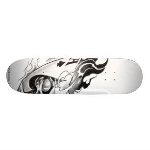 Skateboard As de pelle
