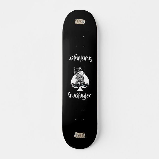 Skateboard as de pique de manieur de pistolet (Devant)