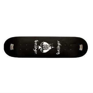 Skateboard as de pique de manieur de pistolet