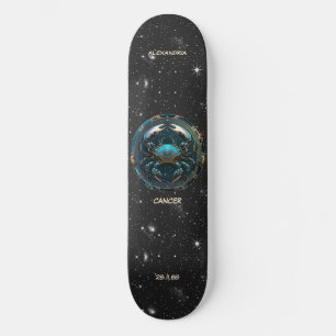 Skateboard Astrologie Signe Zodiaque Cancer Personnalisé