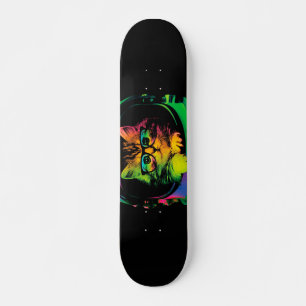 Skateboard astronaute de hipster