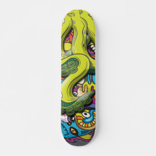 Skateboard Attaque de pieuvre