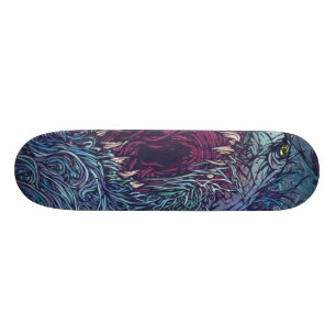 Skateboard aux yeux du requin
