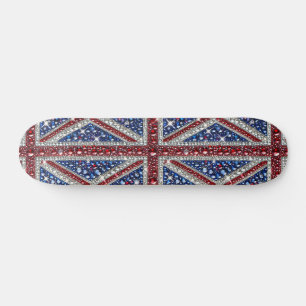 Skateboard avec British Colours Design