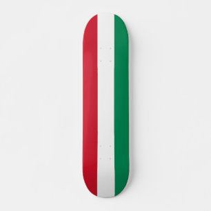 Skateboard avec drapeau de la Hongrie