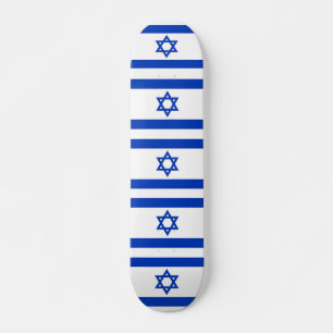 Skateboard avec drapeau d'Israël