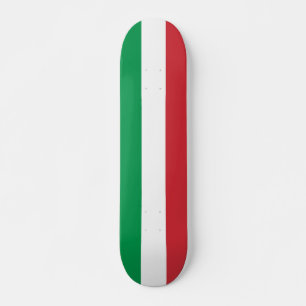 Skateboard avec drapeau d'Italie