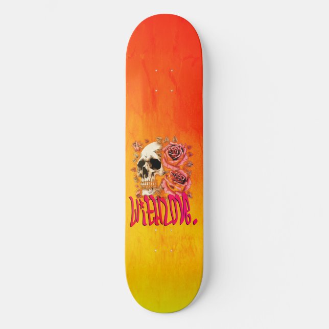 Skateboard AvecAmour. Retourner (Recto)