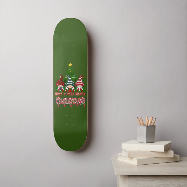 SKATEBOARD AVEZ UN JOLI NOËL (Art mural)