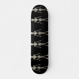 Skateboard Avoir Une Halloween Éffrayante, Halloween Squelett