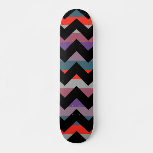 Skateboard Aztec Chevron Zigzag Stripe Motif 4