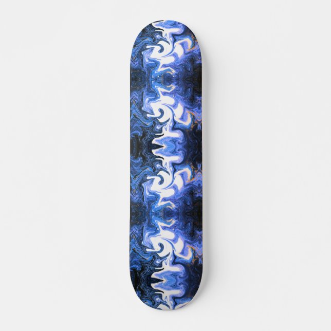 Skateboard azul con blanco (Devant)