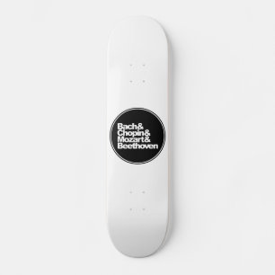 Skateboard Bach et Chopin et Mozart et Beethoven