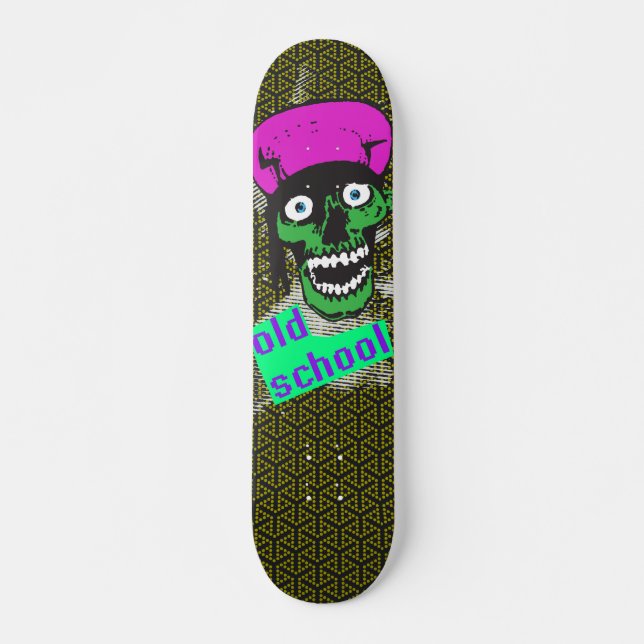 Skateboard badass de vieille école (Devant)