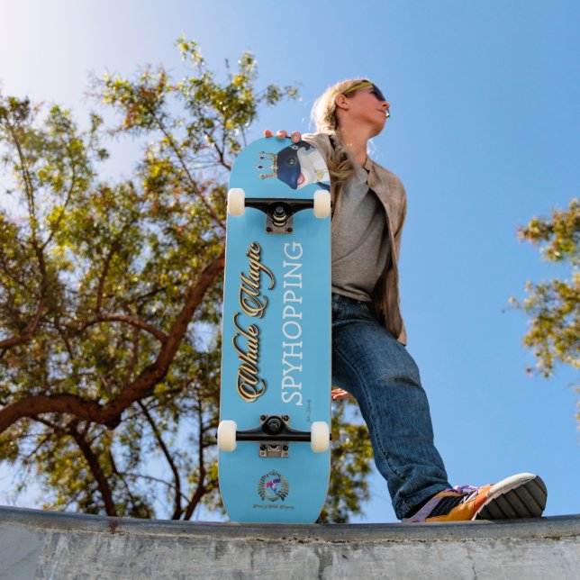 Skateboard Baleines Sur Roues Spyhoping (Extérieur 1)