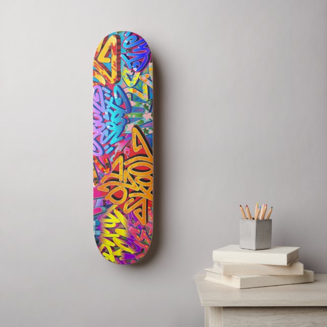 Skateboard Balises murales 1 (Art mural)