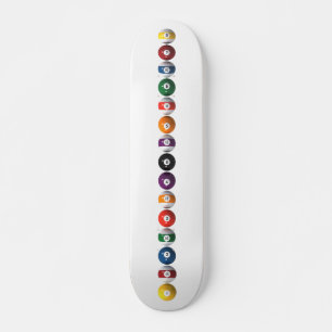Skateboard Ballons de piscine / Billard : Tableau de bord per