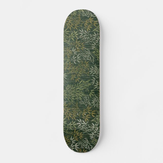 Skateboard Bambou d'or et d'argent (Recto)