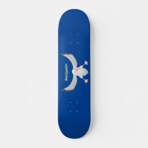 Skateboard Bande dessinée de l'oiseau mûre albatros