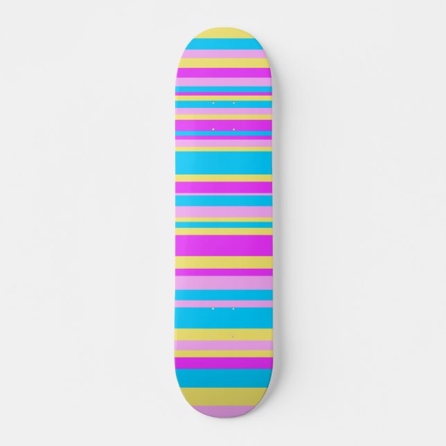Skateboard Bande multiple 2 (Devant)