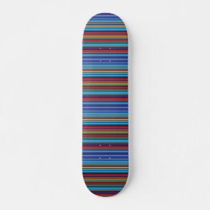 Skateboard Bandes de violet bleu mignonne
