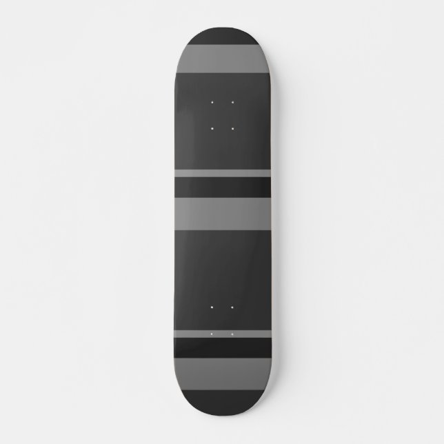 Skateboard Bandes - gris (Devant)
