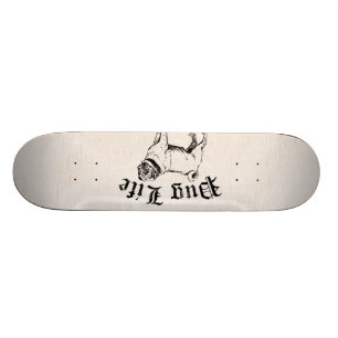 Skateboard Bandit drôle de chien de la vie de carlin