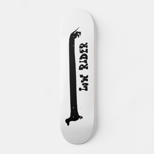 Skateboard Bas teckel de cavalier (Recto)